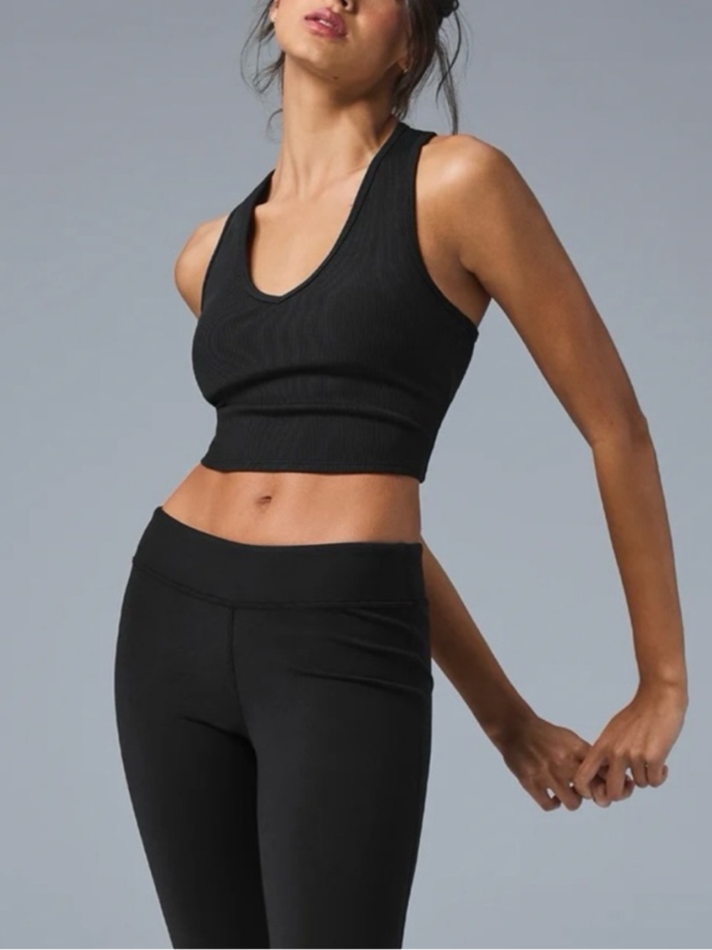 Alo Yoga Goddess Ribbed Racerback Tank - Picture 1 of 6